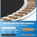 Devoko 6ft Kids Trampoline with Safety Net