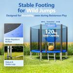 Monzana® 8ft Trampoline Set with Safety Net