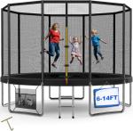 Devoko 12ft Kids Trampoline with Safety Net