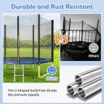 Merax 6FT Kids Trampoline with Safety Net & Ladder