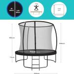 Zero Gravity Ultima 4 Black Edition Trampoline 8ft