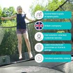 Zero Gravity Ultima 4 Black Edition Trampoline 8ft