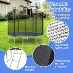 Merax 6FT Kids Trampoline with Safety Net & Ladder