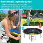 Zero Gravity Ultima 4 8ft Trampoline with Enclosure