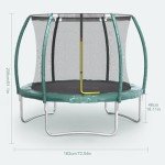 Fellie 6FT Kids Outdoor Trampoline with Safety Net