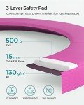 6 ft Kids Trampoline with Enclosure and Safety Pad