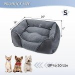 MIXJOY Orthopedic Small Dog Bed - Soft & Washable