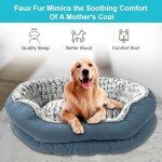 Fluffy Anti-Anxiety Dog Bed - Machine Washable