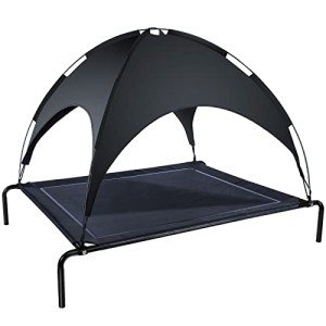 ANWA Medium Elevated Dog Bed with Canopy