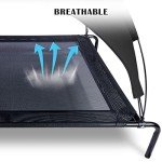 ANWA Medium Elevated Dog Bed with Canopy