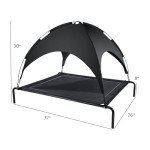 ANWA Medium Elevated Dog Bed with Canopy