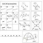 ANWA Medium Elevated Dog Bed with Canopy