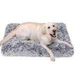 Fluffy Anti-Anxiety Large Dog Bed 90x60cm