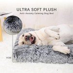 Fluffy Anti-Anxiety Large Dog Bed 90x60cm