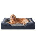 JOEJOY XXL Orthopedic Memory Foam Dog Bed, Grey