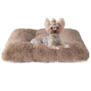 Fluffy Camel Anti-Anxiety Dog Crate Bed 60x45cm