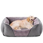 JOEJOY Extra Large Waterproof Dog Bed - Grey