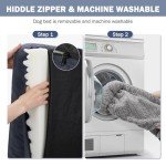 JOEJOY XXL Orthopedic Memory Foam Dog Bed, Grey