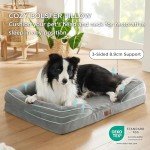 Washable Orthopedic Dog Bed Sofa with Bolster