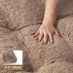 Fluffy Camel Anti-Anxiety Dog Crate Bed 60x45cm