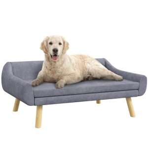 PawHut Soft Dog Sofa Bed with Removable Cover