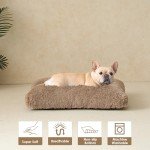 Fluffy Camel Anti-Anxiety Dog Crate Bed 60x45cm