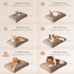 Fluffy Camel Anti-Anxiety Dog Crate Bed 60x45cm
