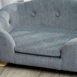 Cozy Mini Dog Sofa Bed with Waterproof Fabric