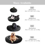 Donut Cuddler Calming Bed for Medium to XL Dogs