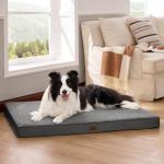 Large Washable Orthopedic Dog Bed with Sherpa Cover