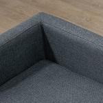 Grey Elevated Dog Sofa Bed for Small Dogs