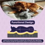 Giesty Orthopedic Waterproof Dog Bed for Medium Dogs