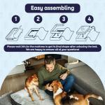 Giesty Orthopedic Waterproof Dog Bed for Medium Dogs