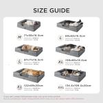 Washable Orthopedic Dog Bed Sofa with Bolster