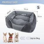 MIXJOY Orthopedic Small Dog Bed - Soft & Washable