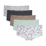 Nautica Women's 5-Pack Cotton Boyshorts Set
