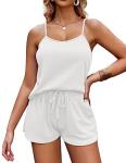 Ekouaer Women's Soft Cami and Shorts Pajamas