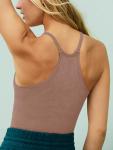 High Neck Longline Sports Bra with Adjustable Straps