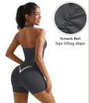 Halter Sports Bra and Biker Shorts Set