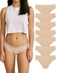 SHARICCA Seamless Cheeky Bikini Underwear 7 Pack