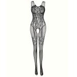 Twinice 4 - Piece Set of Sexy Fishnet Lingerie for Women Fishnet Bodysuit Lace Bodysuits Sexy Babydoll Nightwear