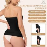 JOYSHAPER Strapless Tummy Control Camisole - Black