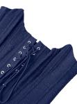 Lace-Up Overbust Corset Top for Women