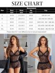 Avidlove Black Lace Cami Pajama Set