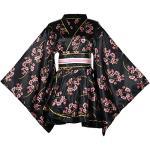 Floral Print Short Kimono Dress for Women