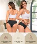 Seamless V-Waist Cheeky Bikini Panties 6 Pack