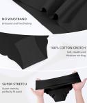 Seamless V-Waist Cheeky Bikini Panties 6 Pack