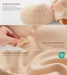 Seamless Front Closure Wireless Bra for Women