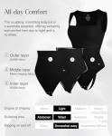 Sleeveless Black Tummy Control Thong Bodysuit