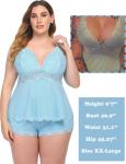Avidlove Women's Lace Cami and Shorts Set